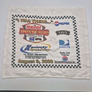 KENTUCKY SPEEDWAY INDY RACING LEAGUE MEIJER 300 INAUGURAL RACE SOUVENIR TOWEL